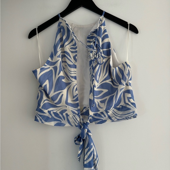 1. State A-Line Crop Top & Midi Skirt Tiered Elastic Waist Set - Picture 3 of 7